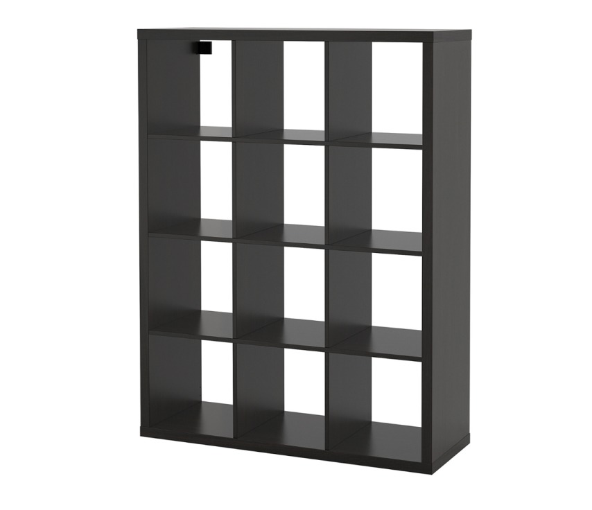 SHE-04 - Pastatoma tamsiai ruda lentyna 3x4