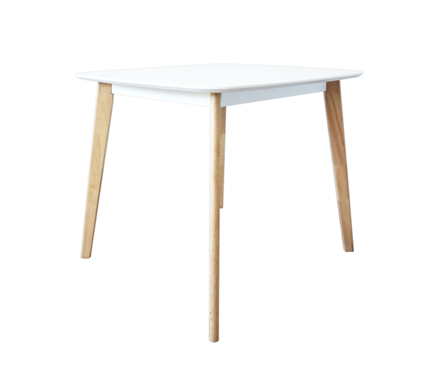 TAB-02 - Baltas stačiakampis stalas