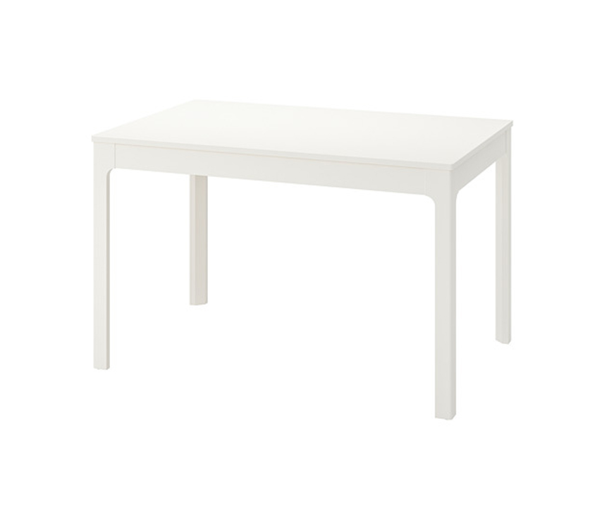 TAB-06 - Baltas reguliuojamo ilgio stačiakampis stalas